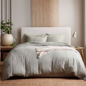 Quince Gingham Duvet Cover